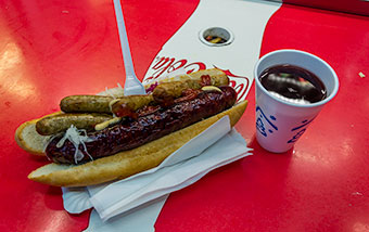 Hot dog con salsiccia di Praga, Repubblica Ceca