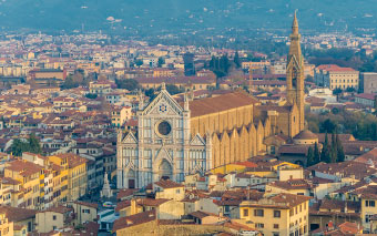 Basilica di Santa Croce a Firenze, Italia