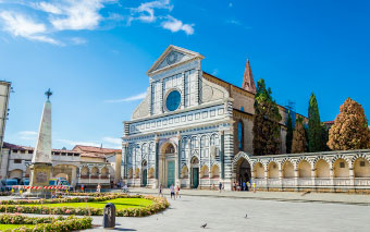 Basilica di Santa Maria Novella a Firenze, Italia