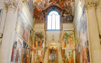 Cappella Brancacci a Firenze, Italia