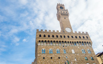 Palazzo Vecchio a Firenze, Italia