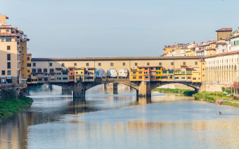 Ponte Vecchio a Firenze, Italia