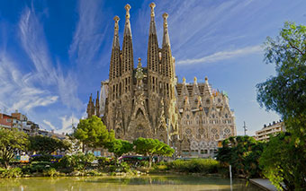 Sagrada Família a Barcellona, Spagna